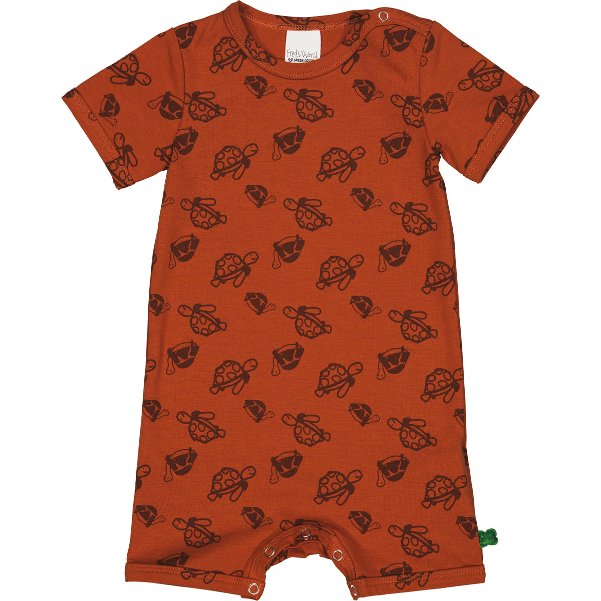 Salopetă scurtă cu imprimeu țestoase