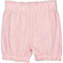Bloomers creponat cu dungulițe roz, din bumbac organic
