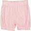 Bloomers creponat cu dungulițe roz, din bumbac organic