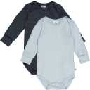 Set două body-uri cu mânecă lungă, bleu si bleumarin