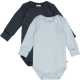 Set două body-uri cu mânecă lungă, bleu si bleumarin