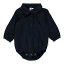 Body cămașă din catifea reiată, bleumarin