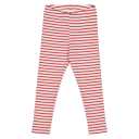 Colanți cu dungi crem și roșu zmeuriu