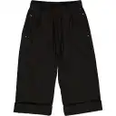 Pantaloni poplin pentru bebeluși, negri