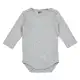 Body simplu cu mânecă lungă, gri deschis