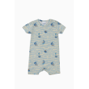 Salopetă scurtă cu imprimeu pirați