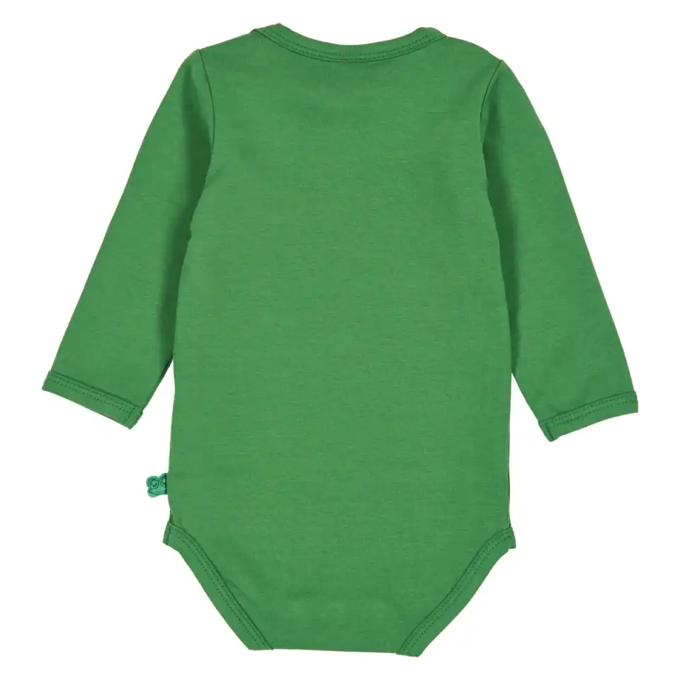 Body Alfa verde intens, din bumbac organic