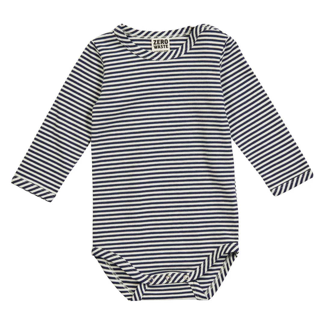 Body cu dungi orizonatale, din bumbac organic