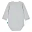 Body Alfa gri deschis, din bumbac organic