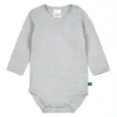 Body Alfa gri deschis, din bumbac organic