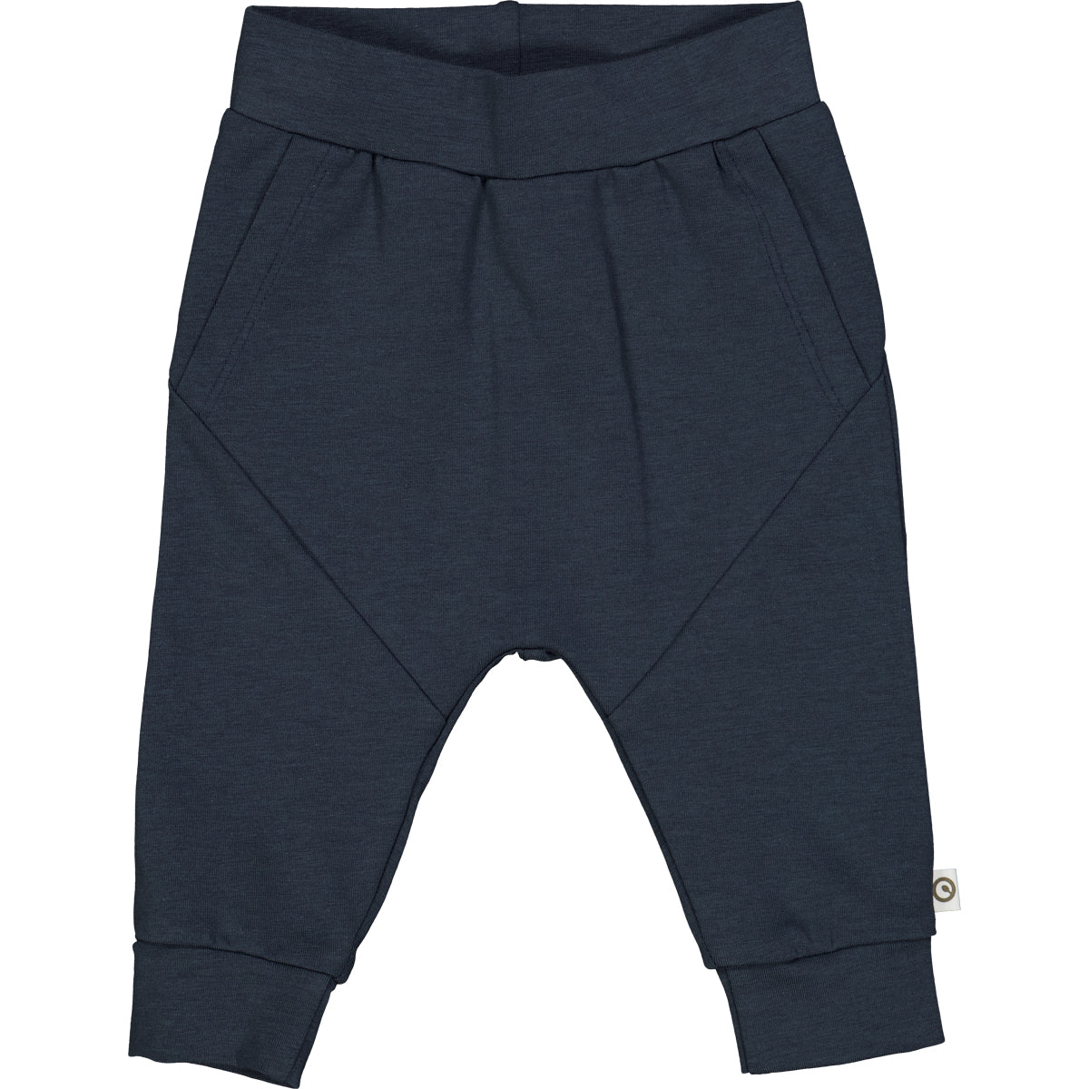 Pantaloni Cozy me cu tăieturi diagonale, bleumarin