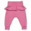 Pantaloni roz-vișinii cu volănașe, pentru bebeluși