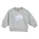 Bluză grosuță cu imprimeu urs polar