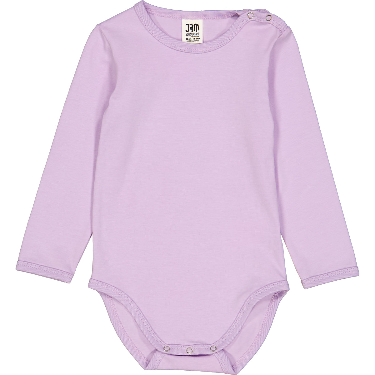 Body cu mânecă lungă lila pal