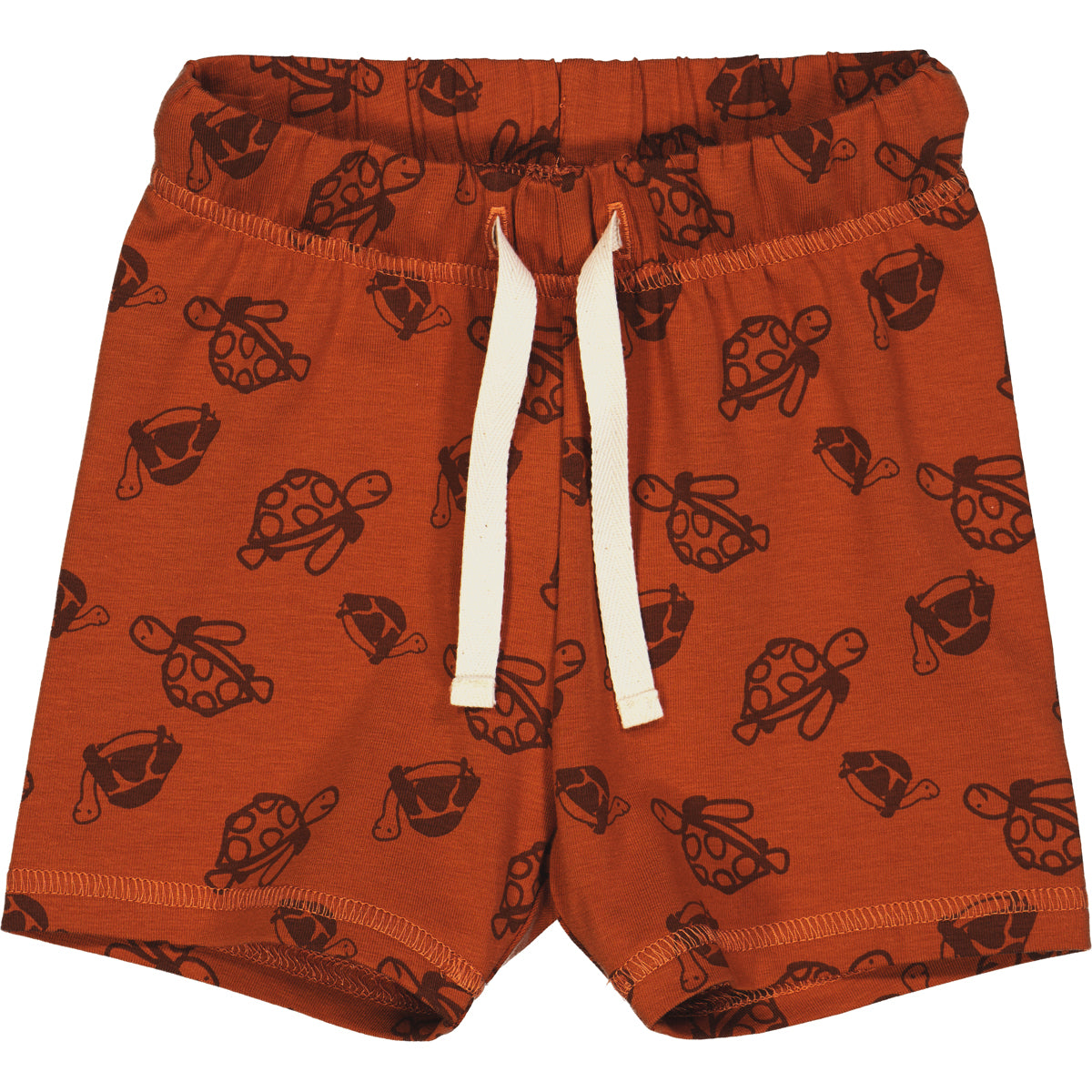Pantaloni scurți cu imprimeu broaște țestose