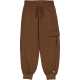 Pantaloni sport maro cu buzunare