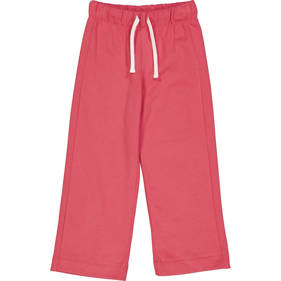 Pantaloni evazați berry din bumbac organic