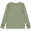 Bluziță rib verde din bumbac organic