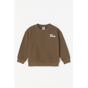 Bluză grosuță cu imprimeu "Live in the moment"