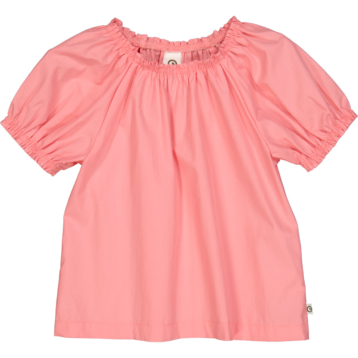 Tricou poplin roz bubblegum