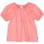 Tricou poplin roz bubblegum