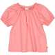 Tricou poplin roz bubblegum