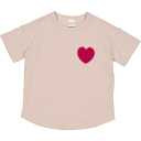 Tricou oversize roz prăfuit