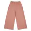 Pantaloni evazați roz pudrat