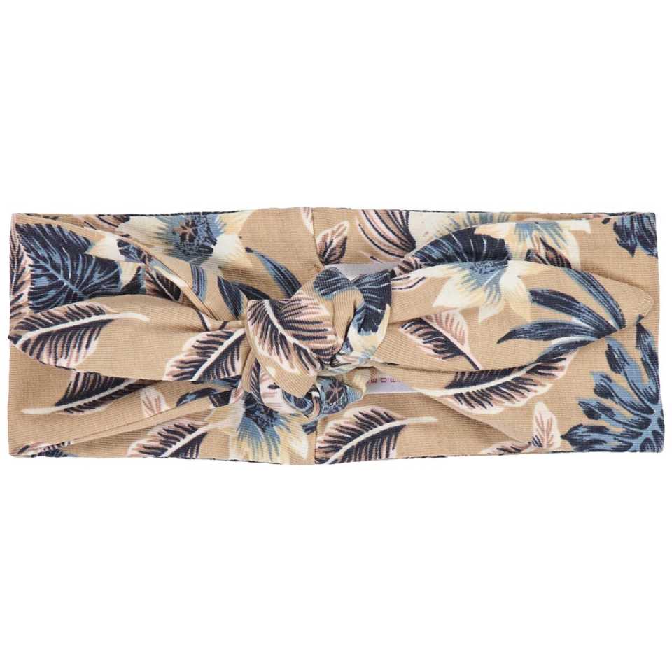 Bentiță crem cu imprimeu floral