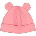 Căciulită roz cu urechi pentru copii