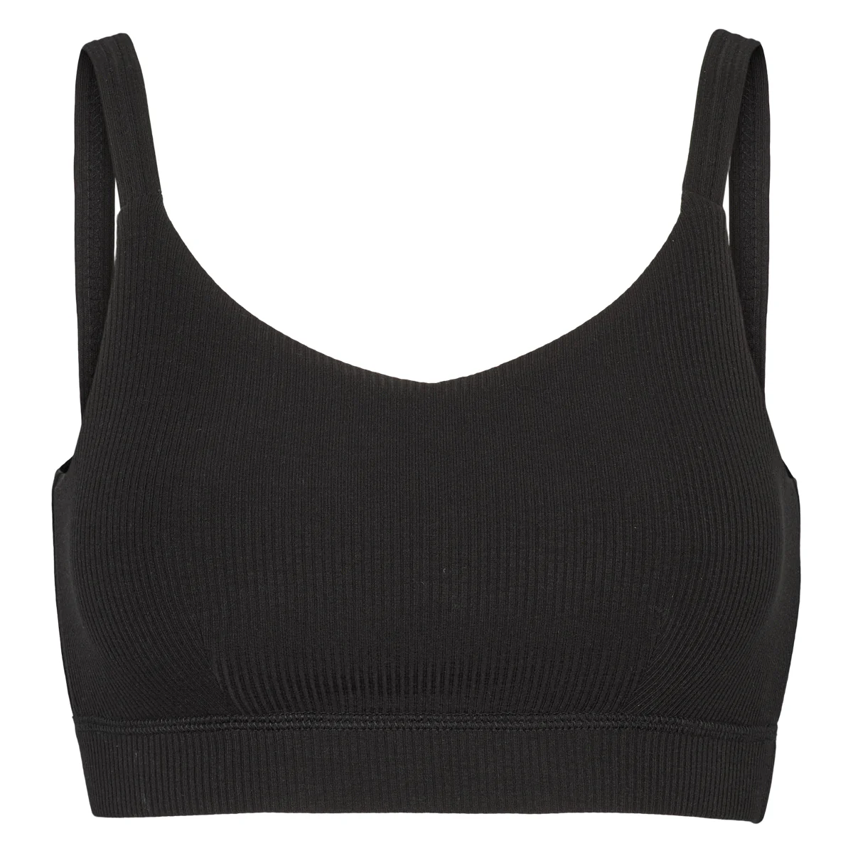 Sutien din tencel rib, negru