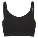 Sutien din tencel rib, negru