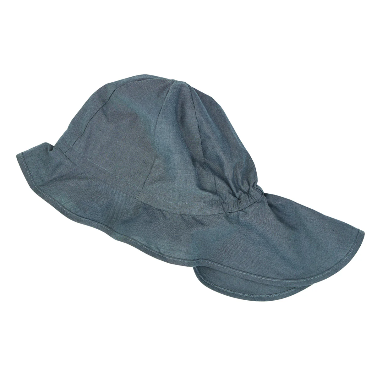 Pălărie de soare din bumbac chambray cu protecție ceafă