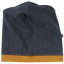 Căciulă cu imprimeu geometric și bandă maro