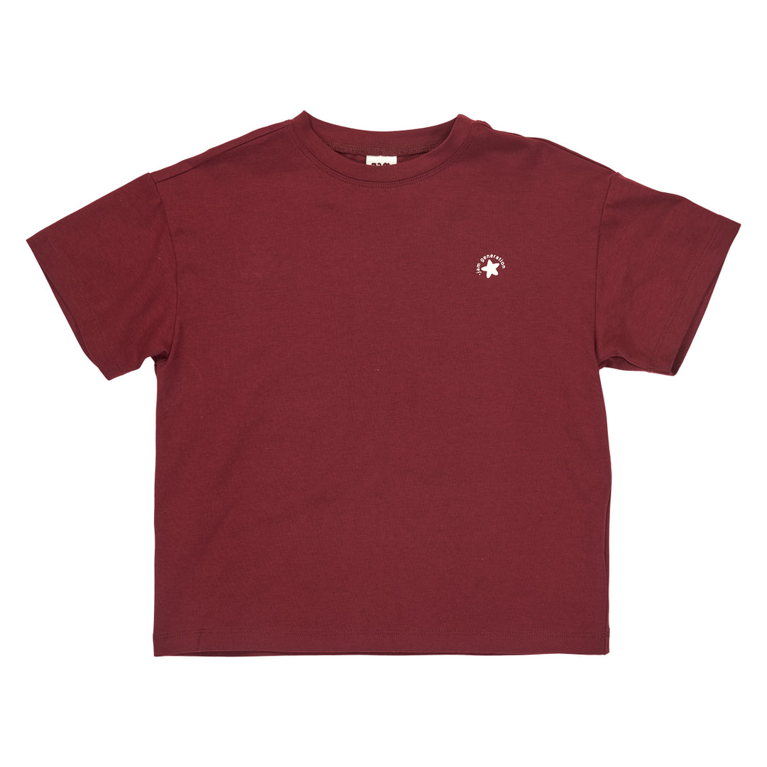 Tricou cu logo JAM, vișiniu