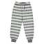 Pantaloni de trening cu dungi orizontale, Oak și Stormy Blue