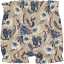 Set body cu volănașe și bloomers cu imprimeu crini