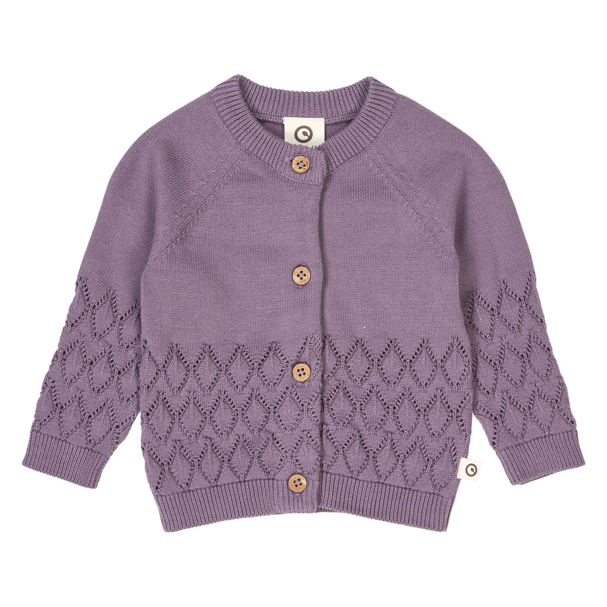 Cardigan tricotat mov