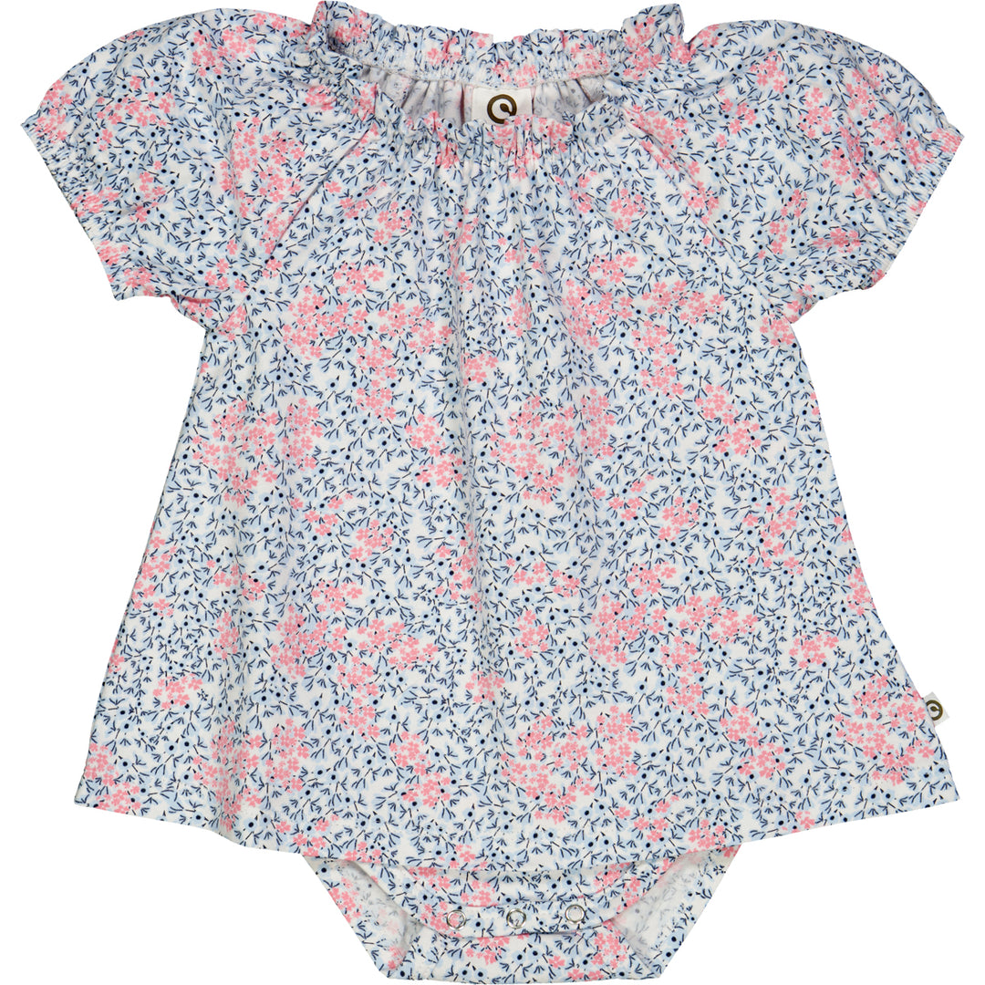 Body rochie cu mâneci bufante și imprimeu floral