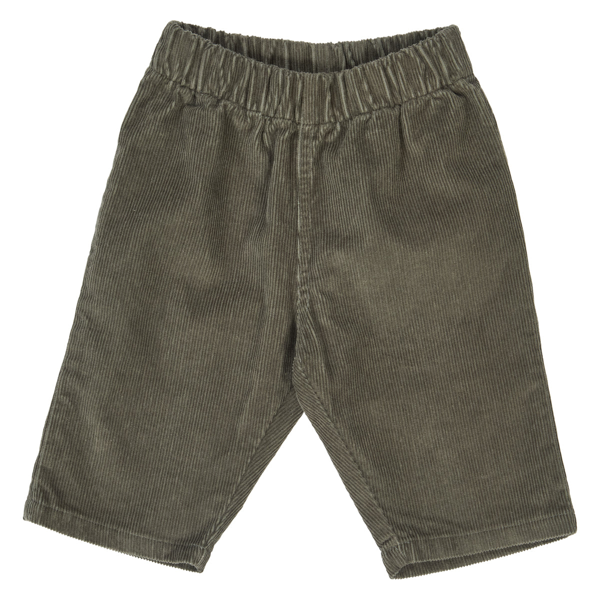 Pantaloni din catifea reiată, verde