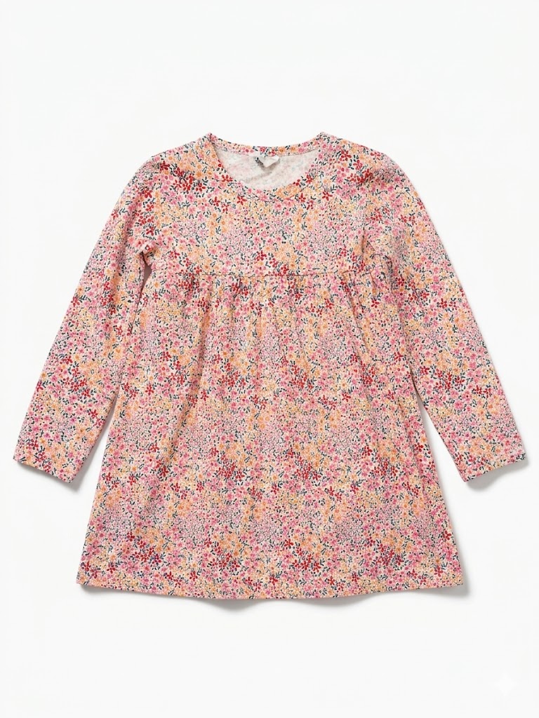Body rochie cu mânecă lungă și imprimeu floral Bloom