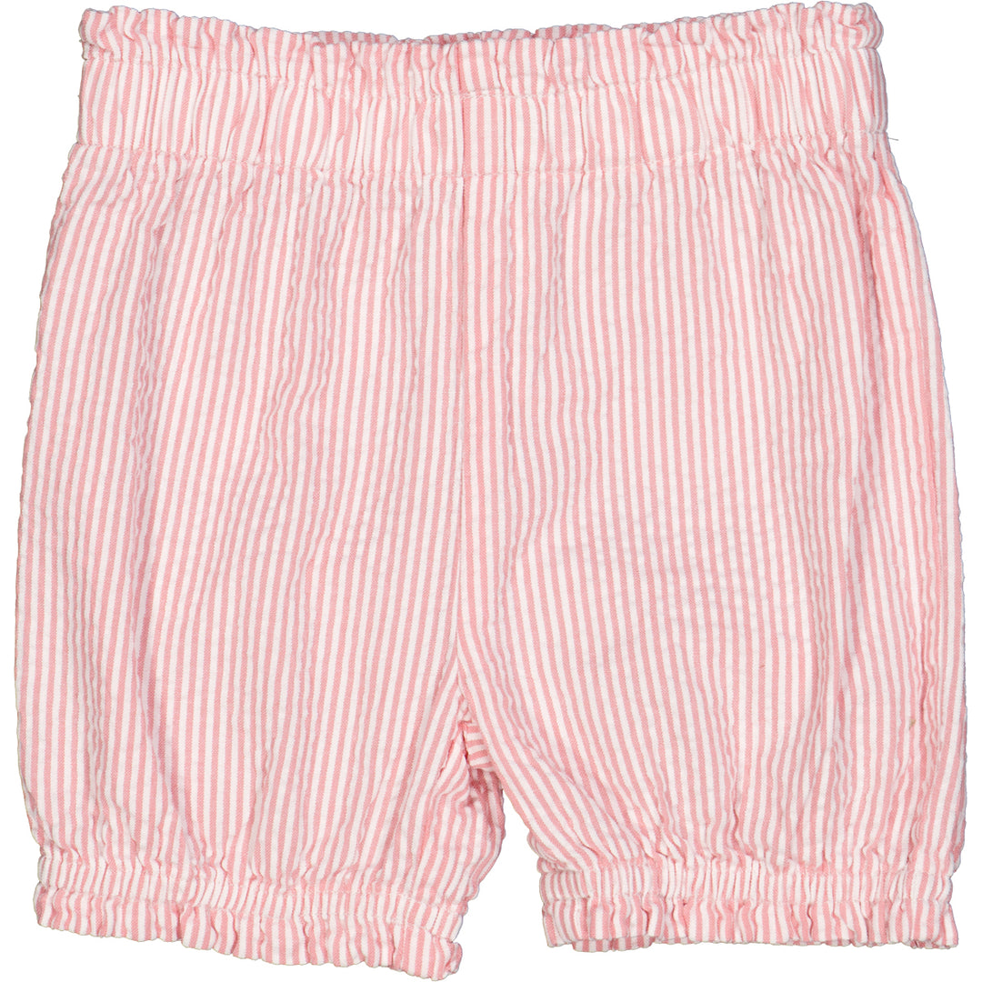 Bloomers din bumbac seersucker cu dungi roz