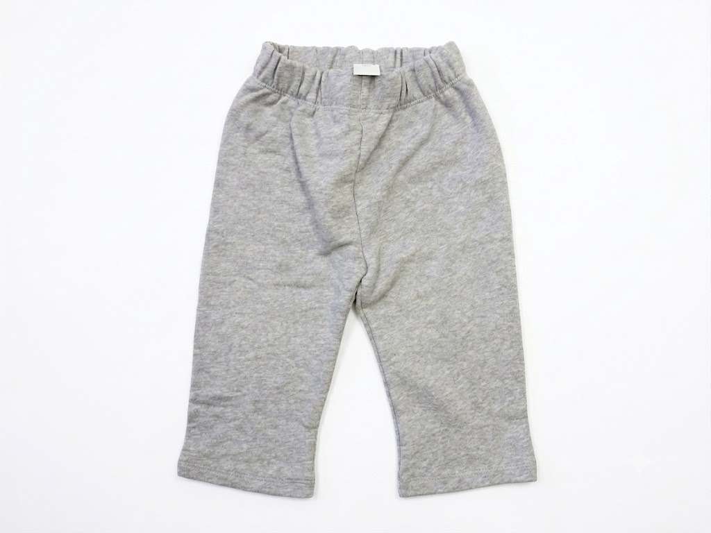 Pantaloni baggy cu dungi sport, gri