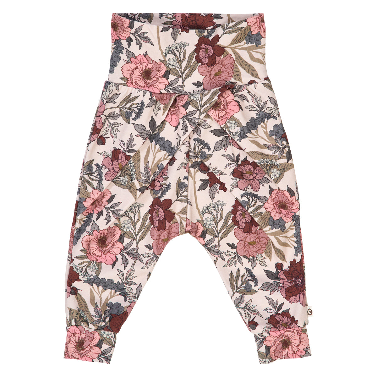 Pantaloni cu pliuri și imprimeu floral, Bliss