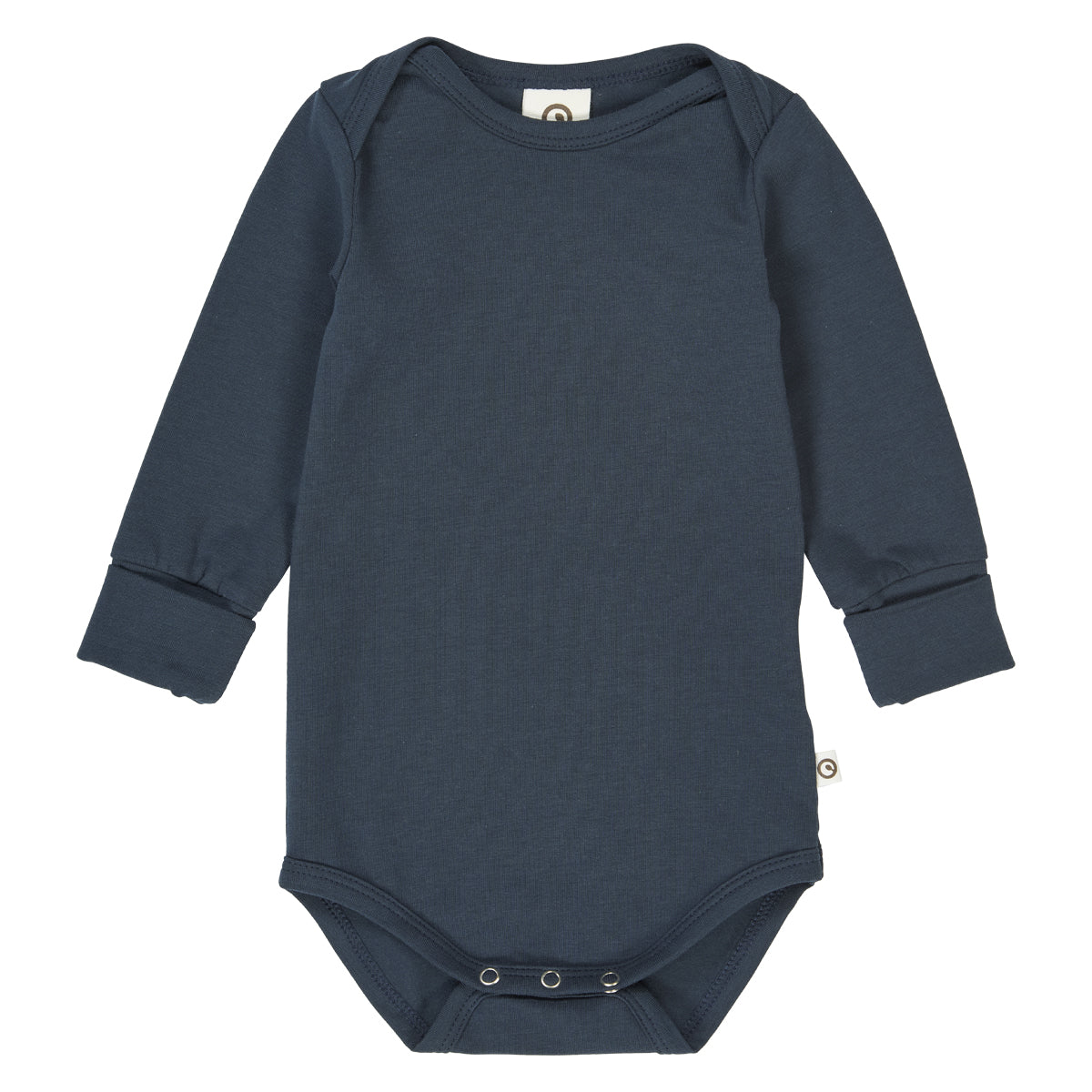 Body Cozy me cu mânecă lungă, bleumarin