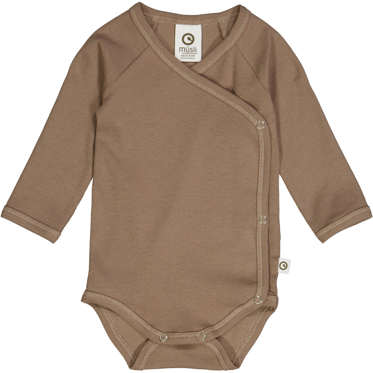 Body rib kimono Walnut