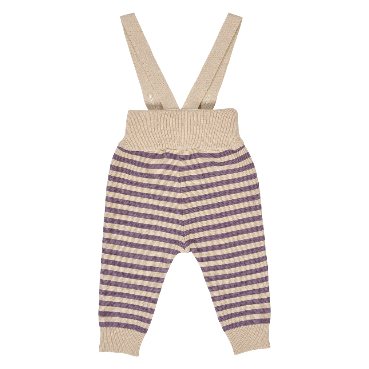 Pantaloni rib moi, crem