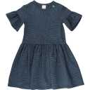 Rochiță Safari din bumbac organic, bleumarin