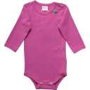 Body violet cu mânecă lungă din bumbac organic