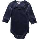 Body bleumarin din catifea pentru copii